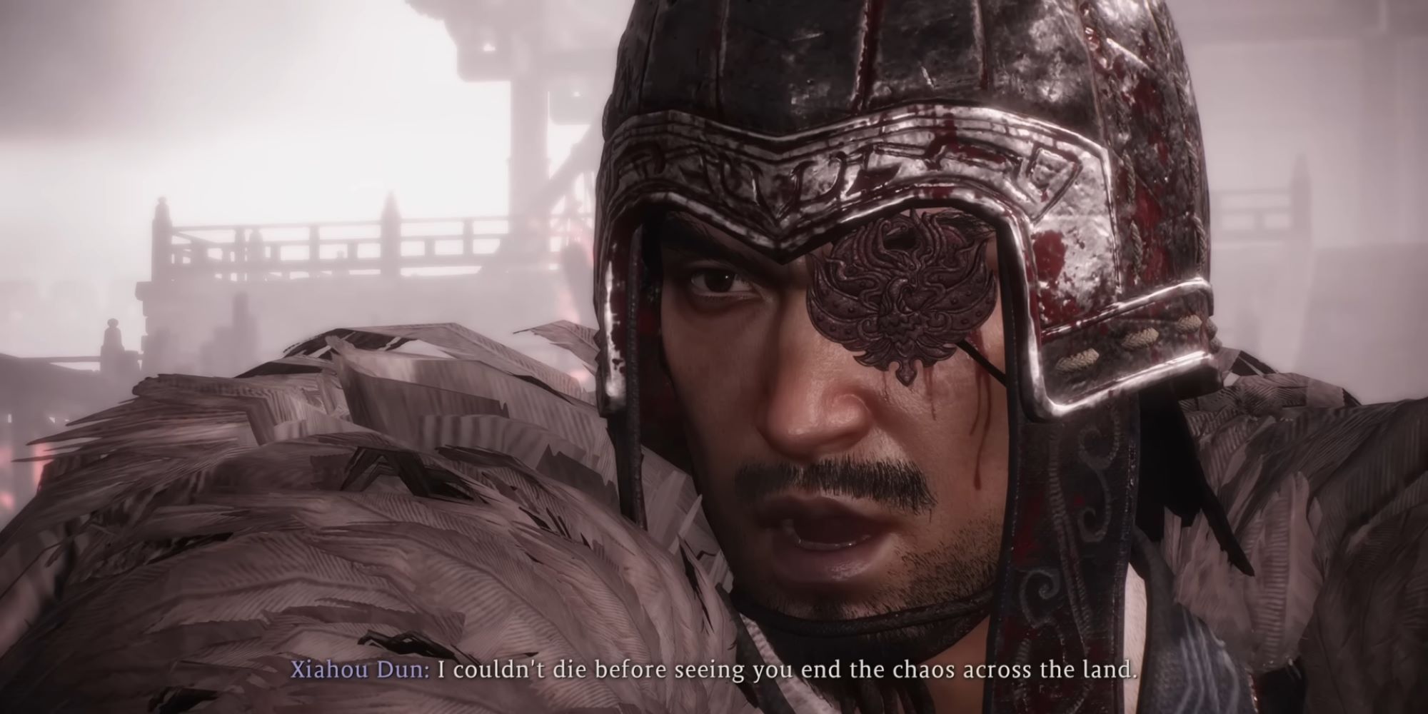 Xiahou Dun from Wo Long Fallen Dynasty after losing his eye