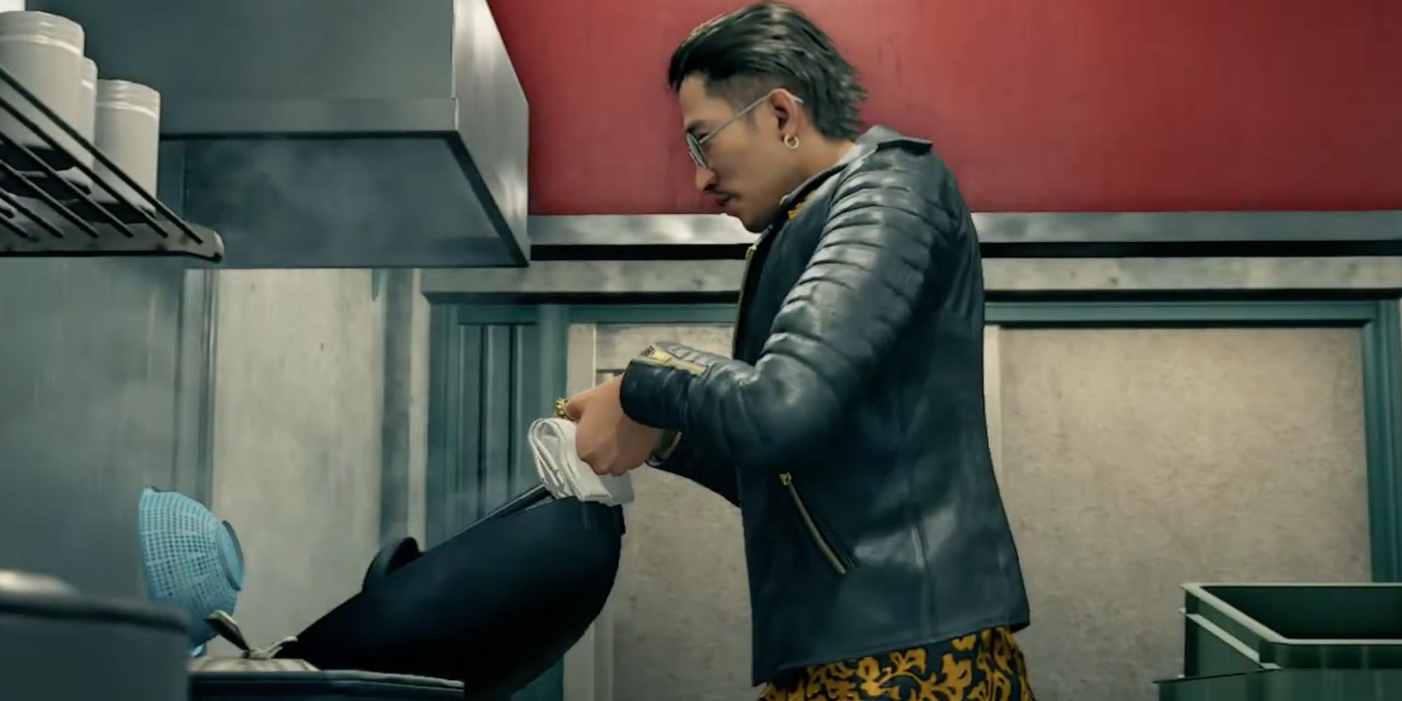 Zhao Cooking in Yakuza: Like A Dragon