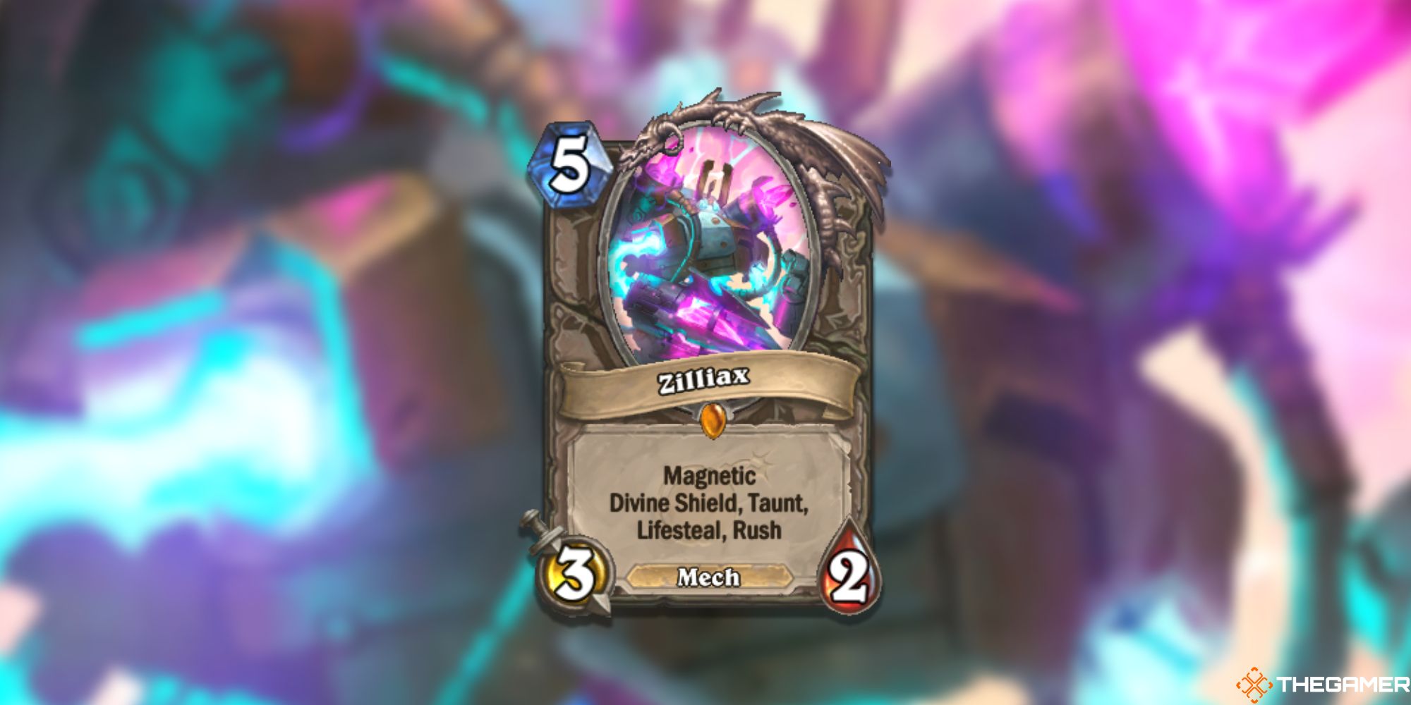 Zilliax Hearthstone Card