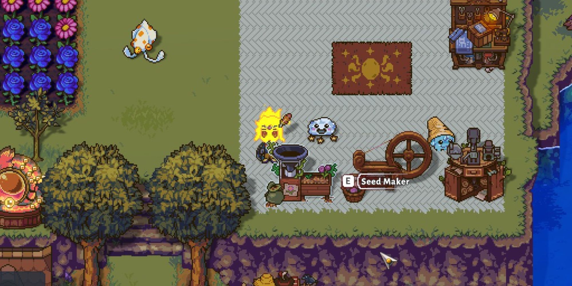 seed maker placed on the farm