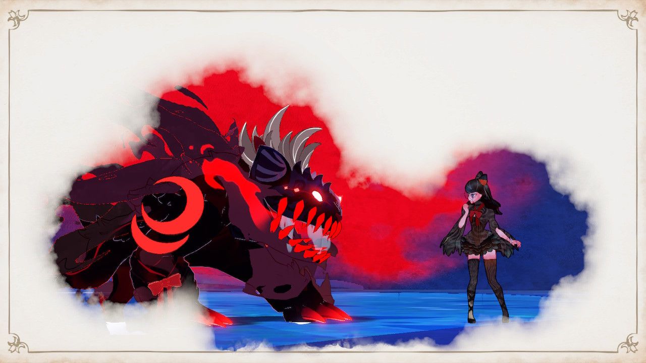 Enraged Demonic Cheshire Threatens Cereza Cutscene