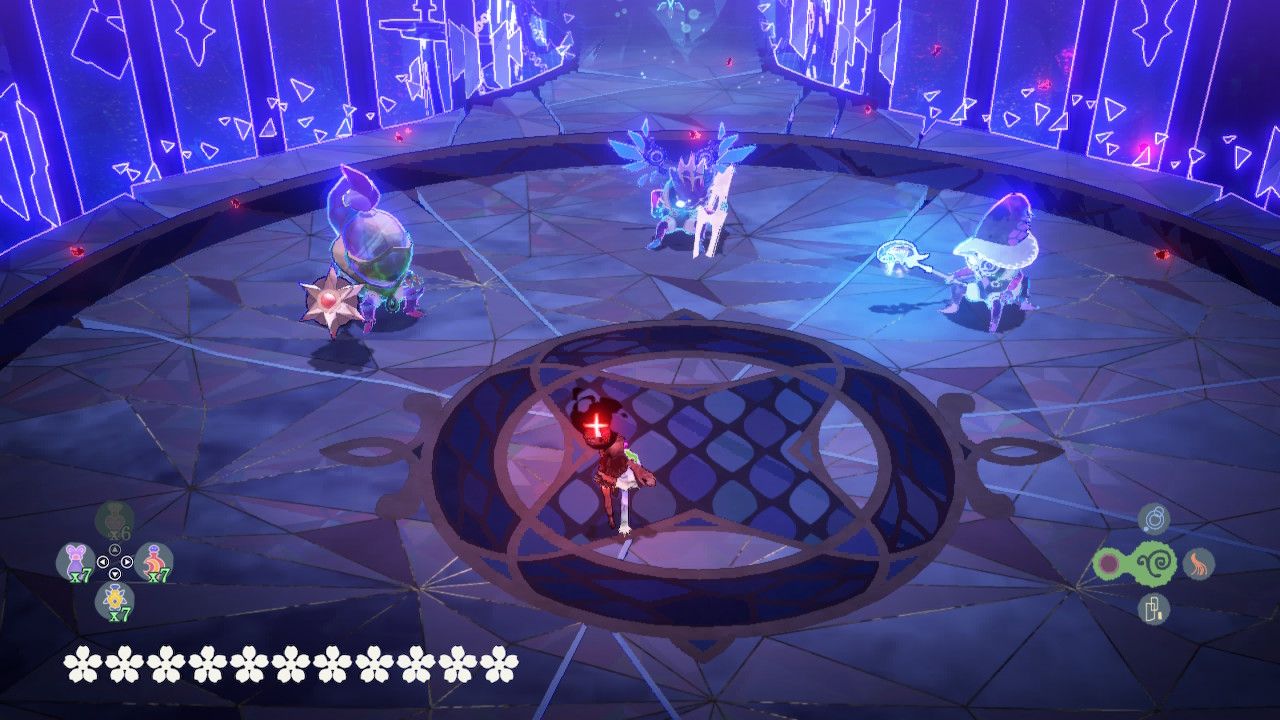 Cereza Faces Three Standard Enemies In Overgrown Shrine Tir Na Nog