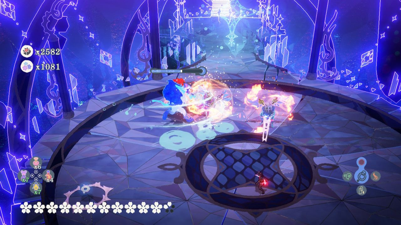 Cereza And Cheshire Fight Barriered Enemy In Combat Trial