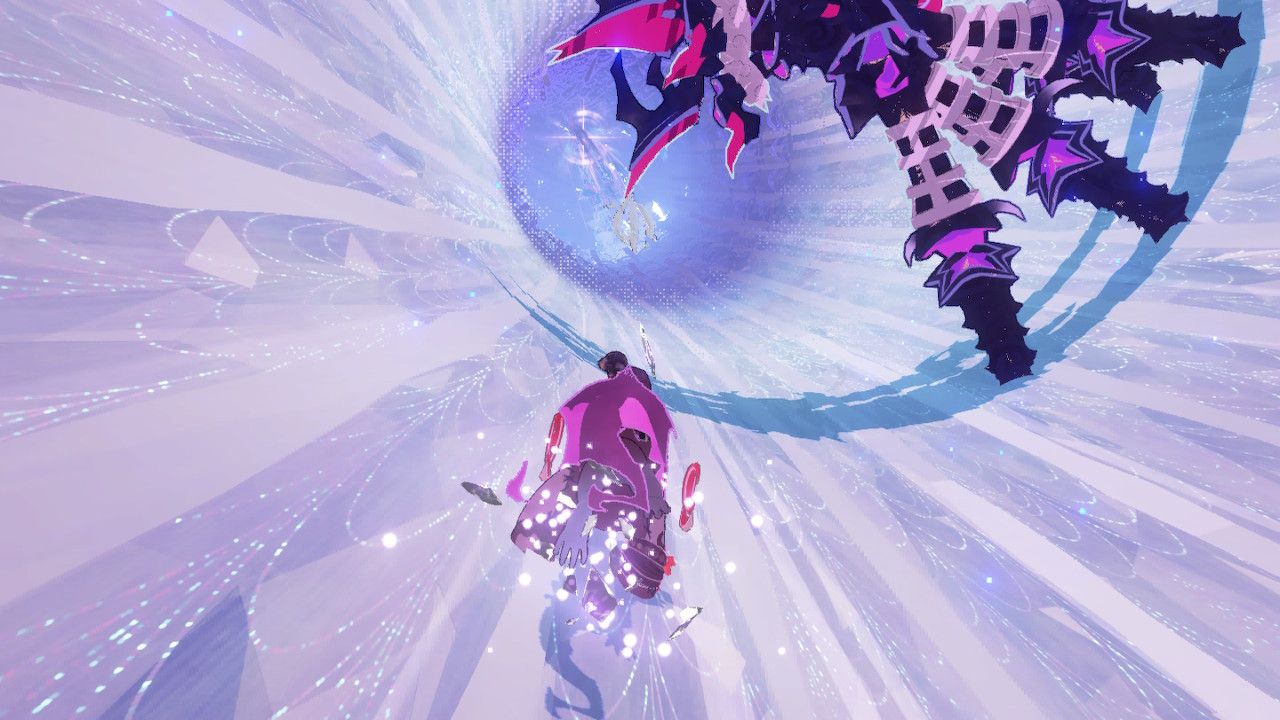 Cheshire Evades Spider Legs In Morgana's Web Tunnel