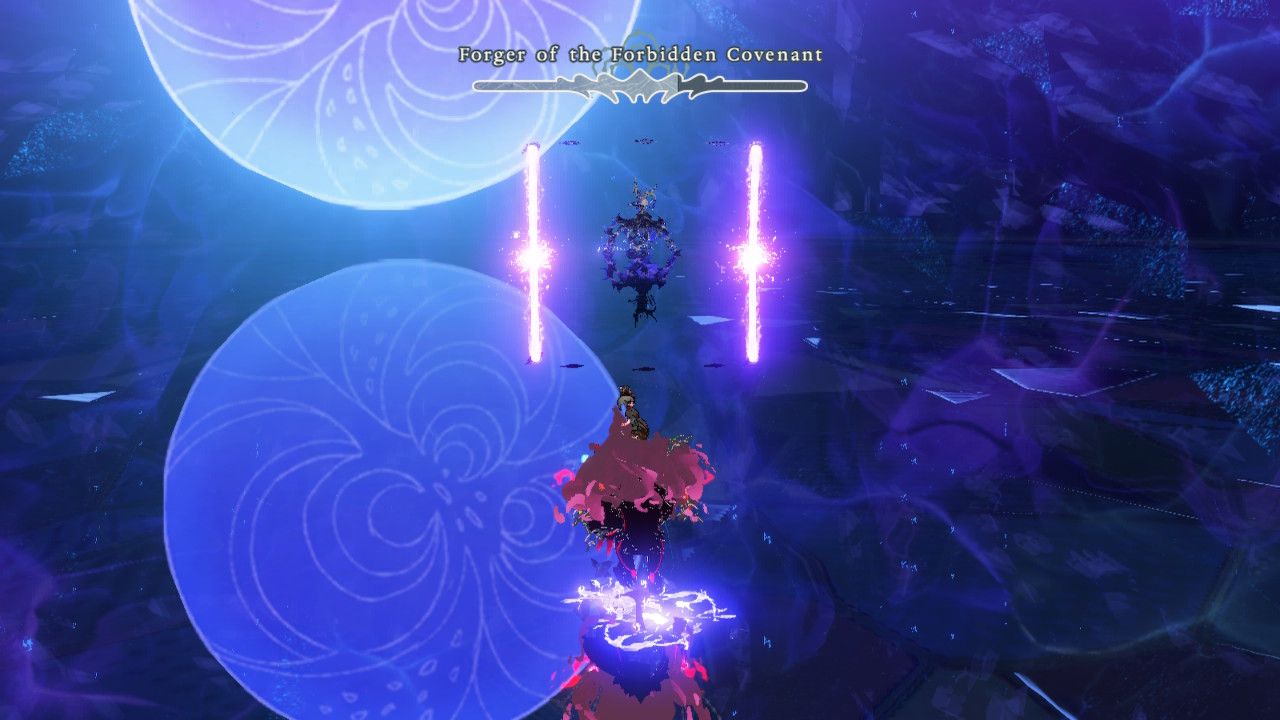 Morgana Summons Two Laser Beams On Either Side