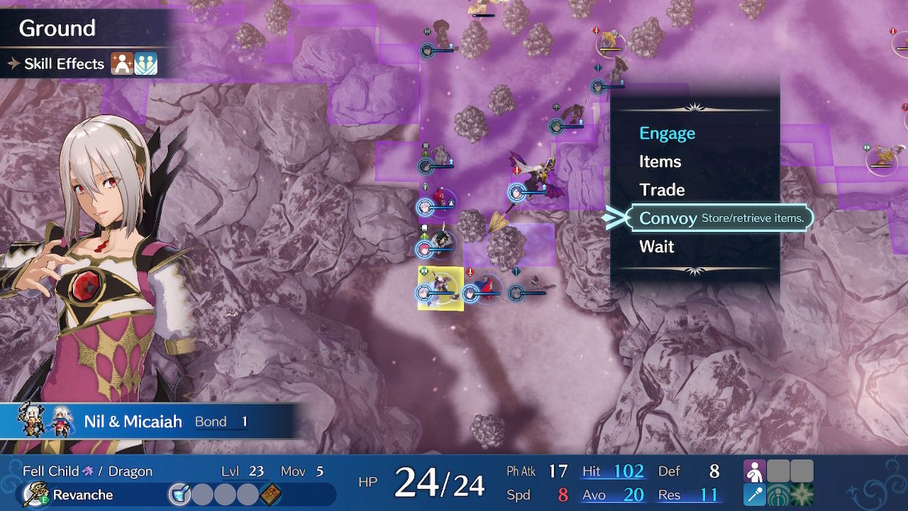 Nil Stands Beside Alear And Uses Convoy To Grab Staves