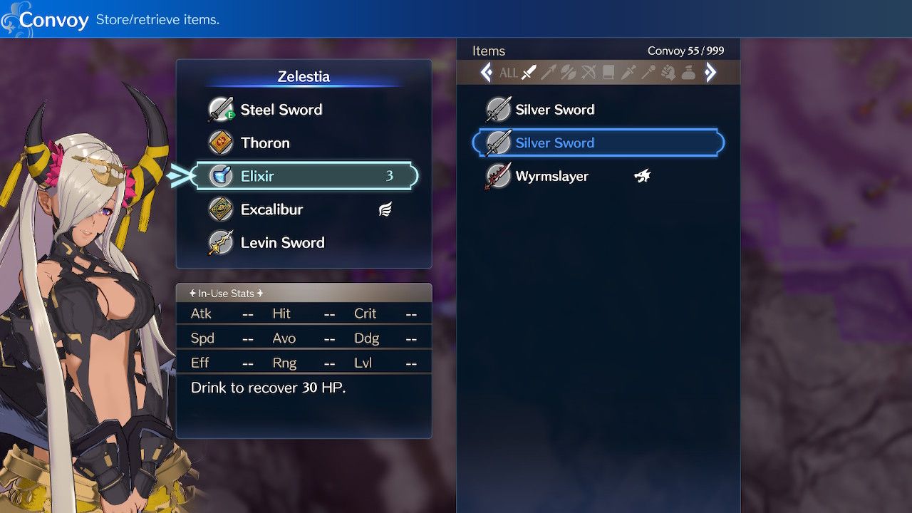 Zelestia Uses Convoy To Trade Out Her Inventory For Better Tomes