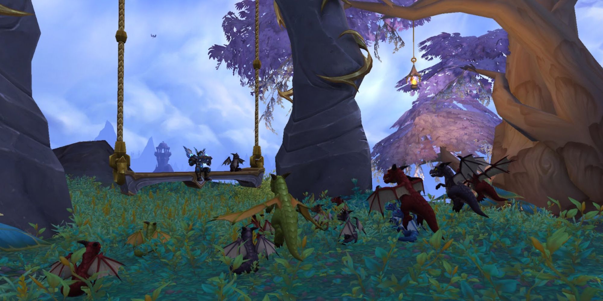 Baby Dragons Listening To A Story
