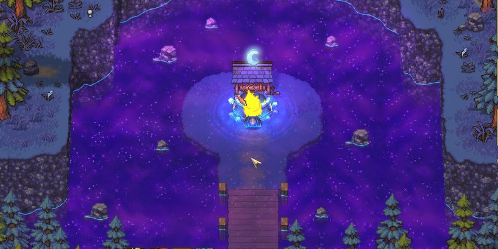 elemental player visits the hidden Wishing Well to increase mana
