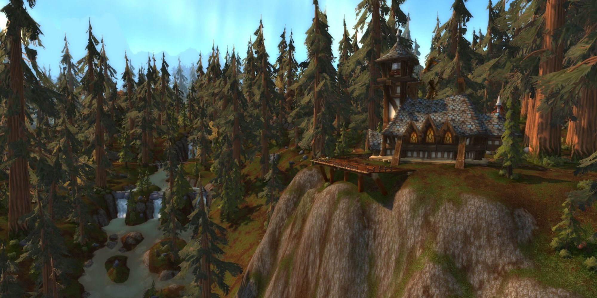 Lodge Overlooking A Ravine 