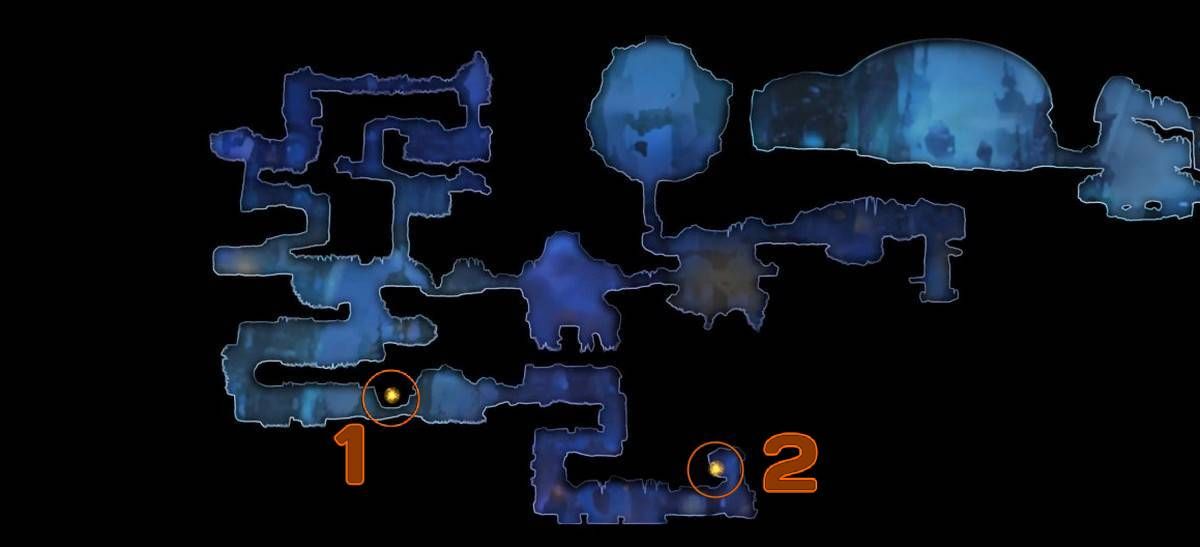 spirit light containers in forlorn ruins in ori and the blind forest