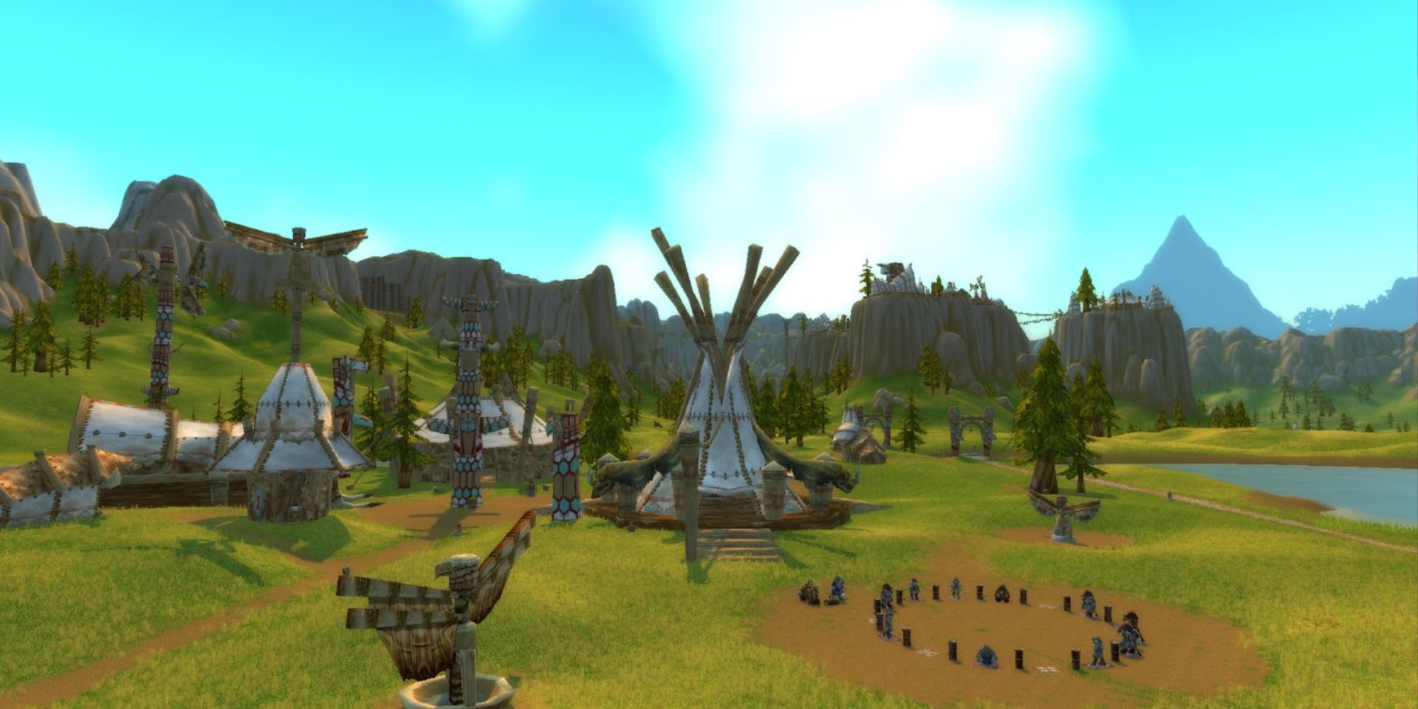 Bloodhoof Village During The Day