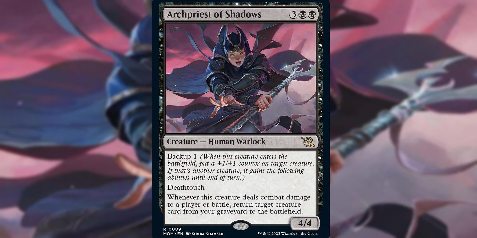 Archpriest of Shadows card and art background