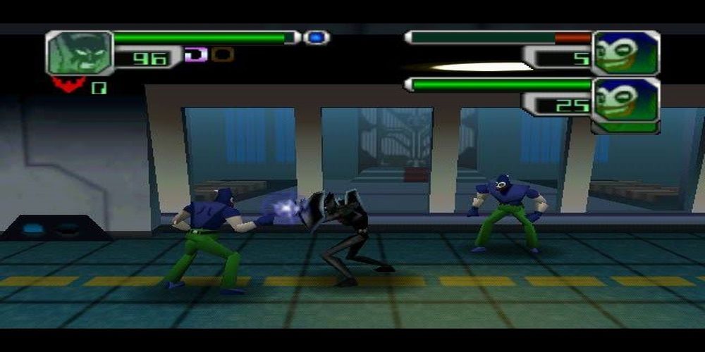 The New Batman fighting the Jokerz gang in Batman Beyond - Return of the Joker