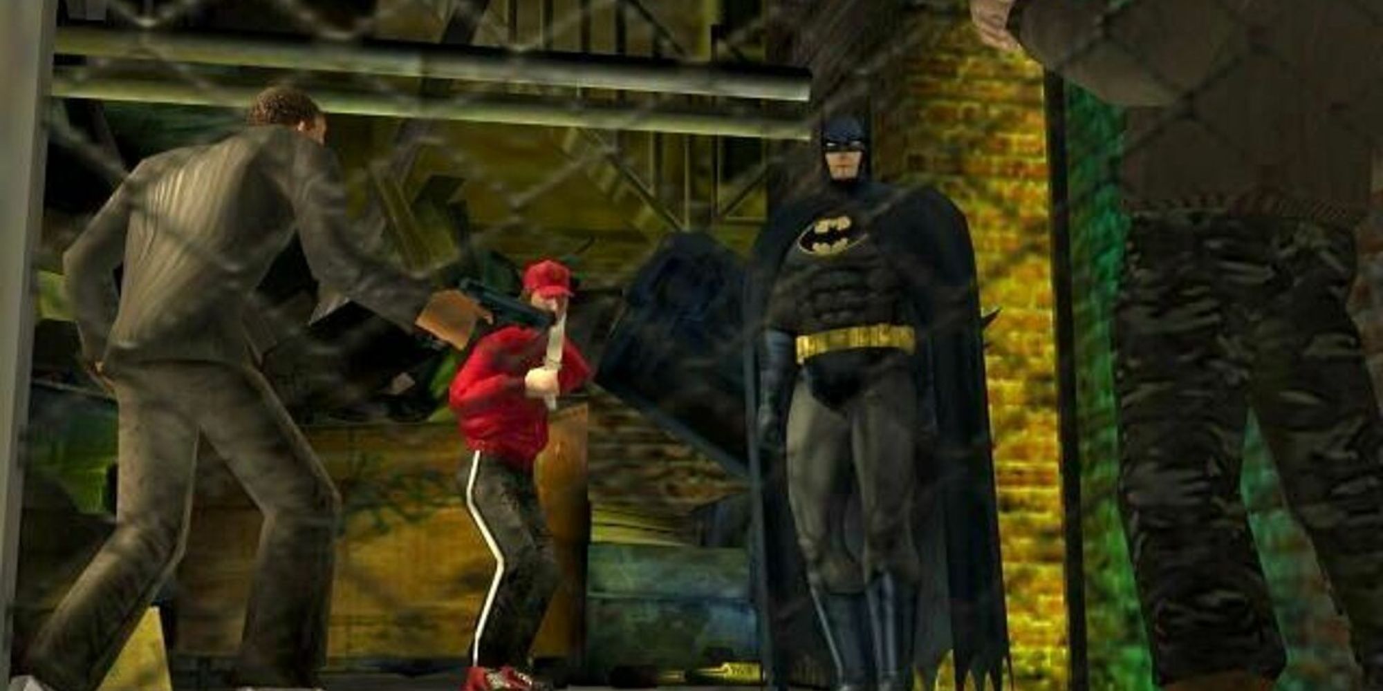 Batman Dark Tomorrow Screenshot Of Batman Surrounded By Goons