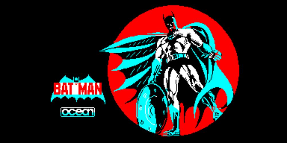 Screenshot Of Batman Loading Screen On Amstrad