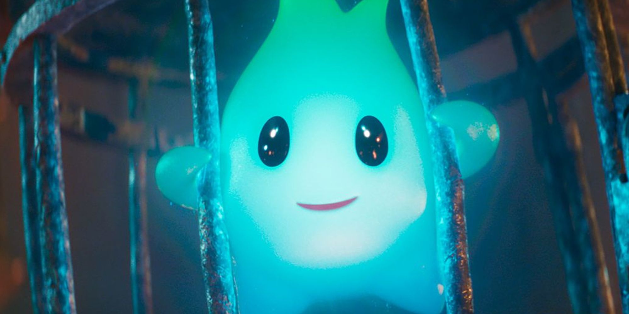 caged luma in the mario movie