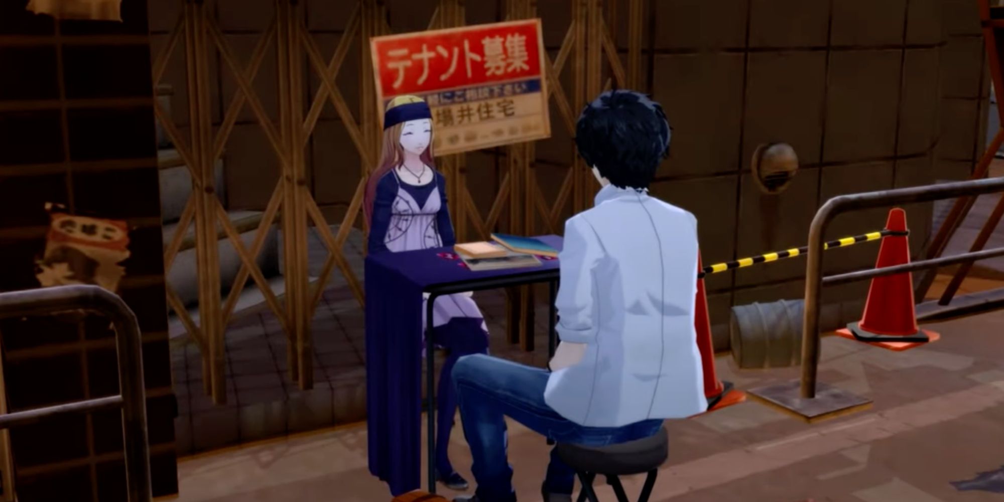 Chihaya Mifune and the Protagonist from Persona 5 and Persona 5 Royal