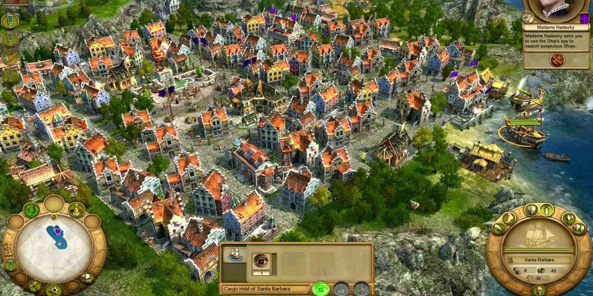 city layout in anno 1701