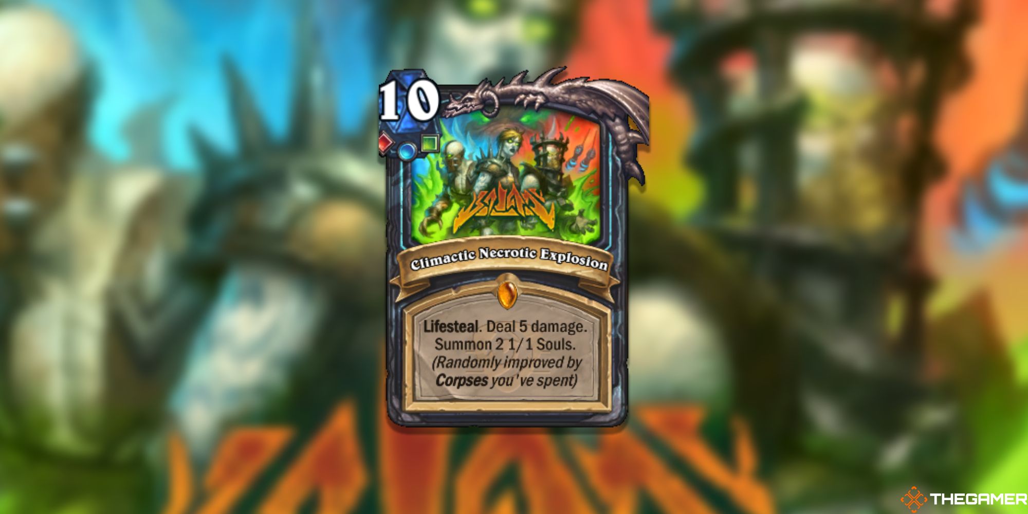 Climactic Necrotic Explosion Hearthstone Card