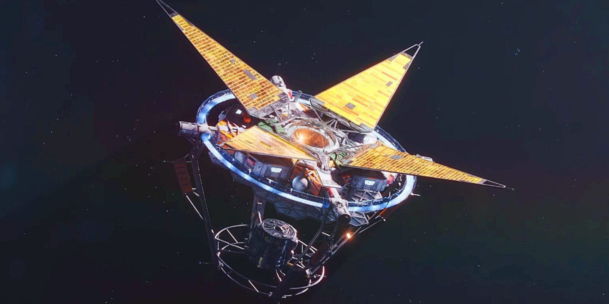 an open space station in starfield
