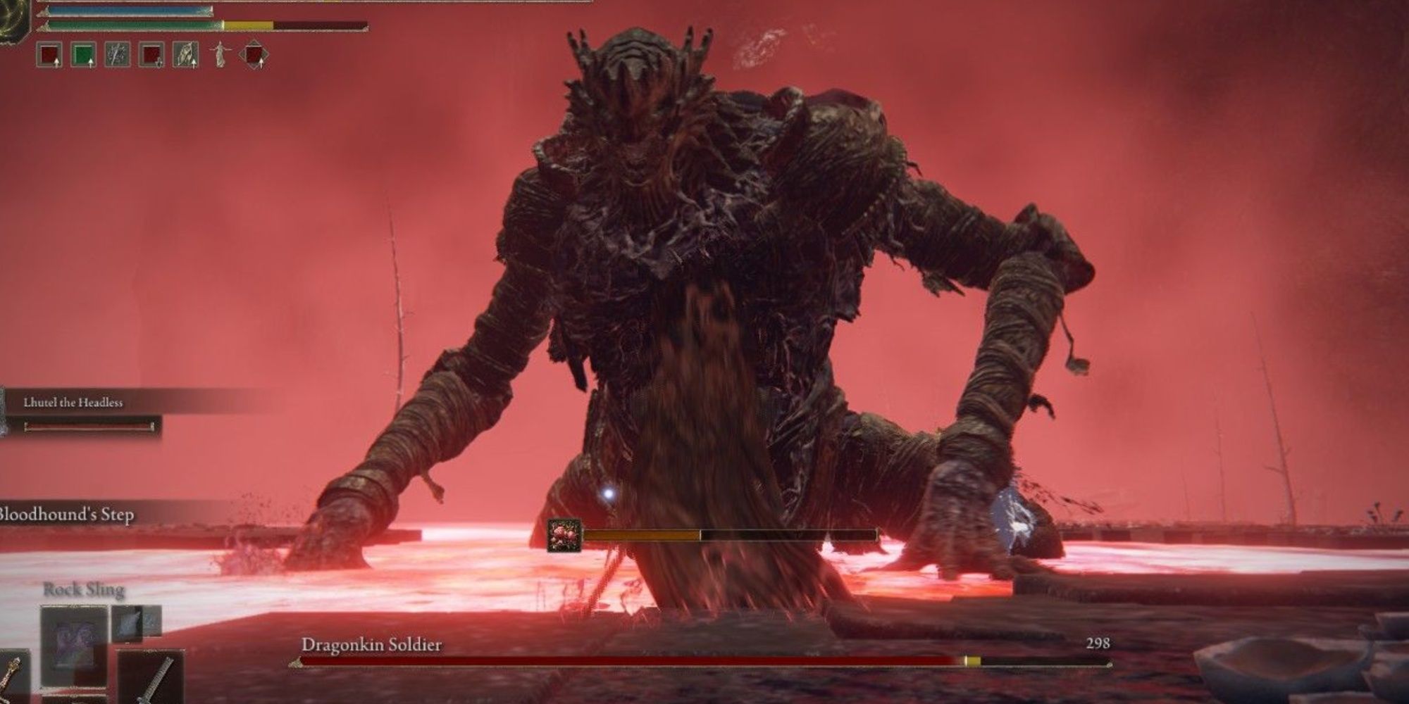 Elden Ring Dragonkin Soldier boss at Lake of Rot