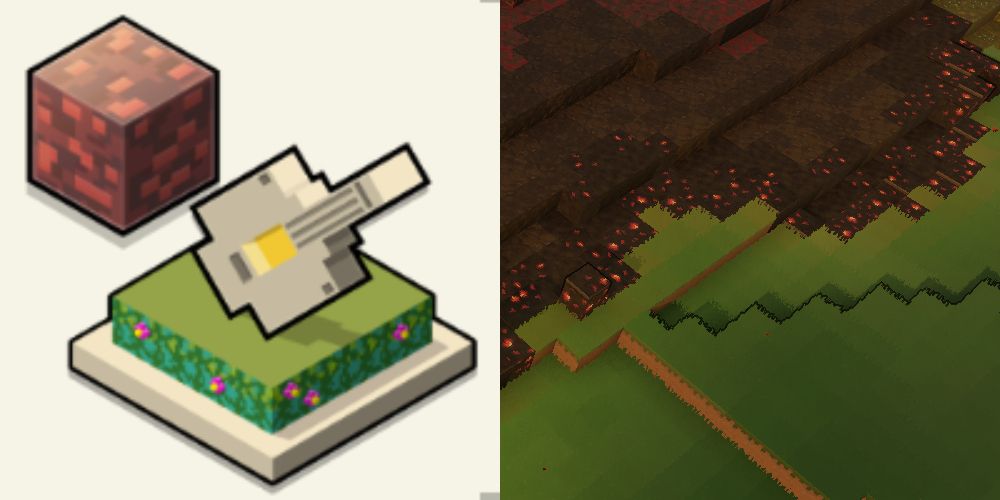 The Cure Netherrack Improvement in Minecraft Legends