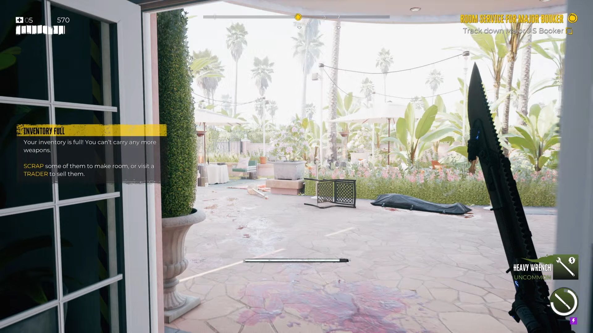 Dead Island 2, Entering into the patio area of the Halperin