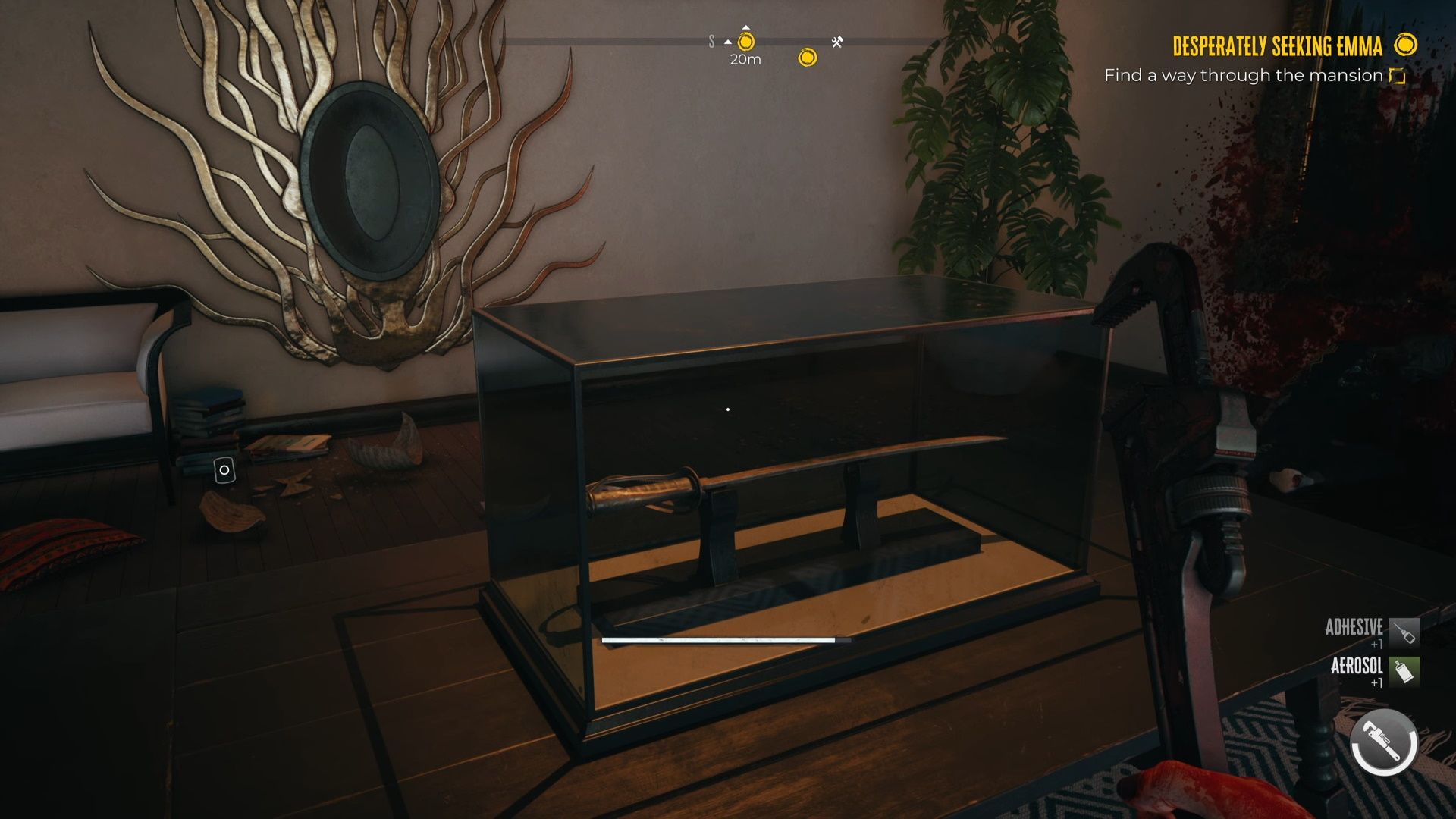 Dead Island 2, The sword in the display case