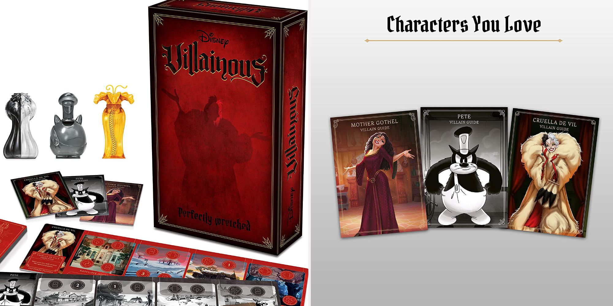 Disney villainous perfectly wretched game and character cards