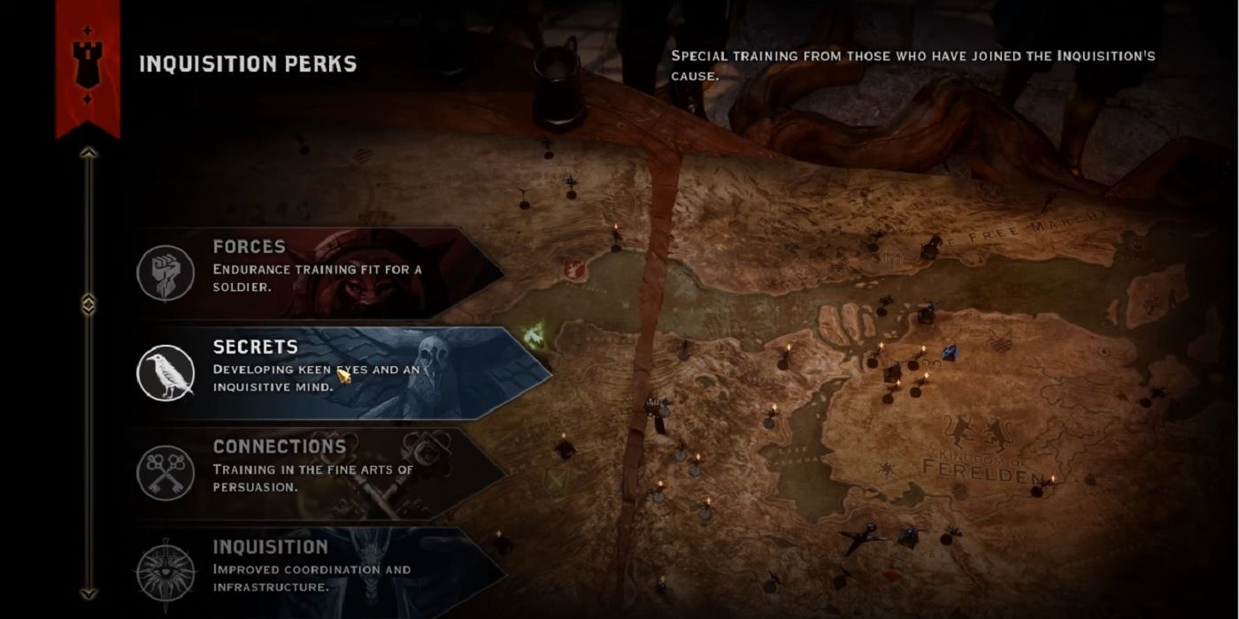 Dragon Age Inquisition Inquisition Perks List