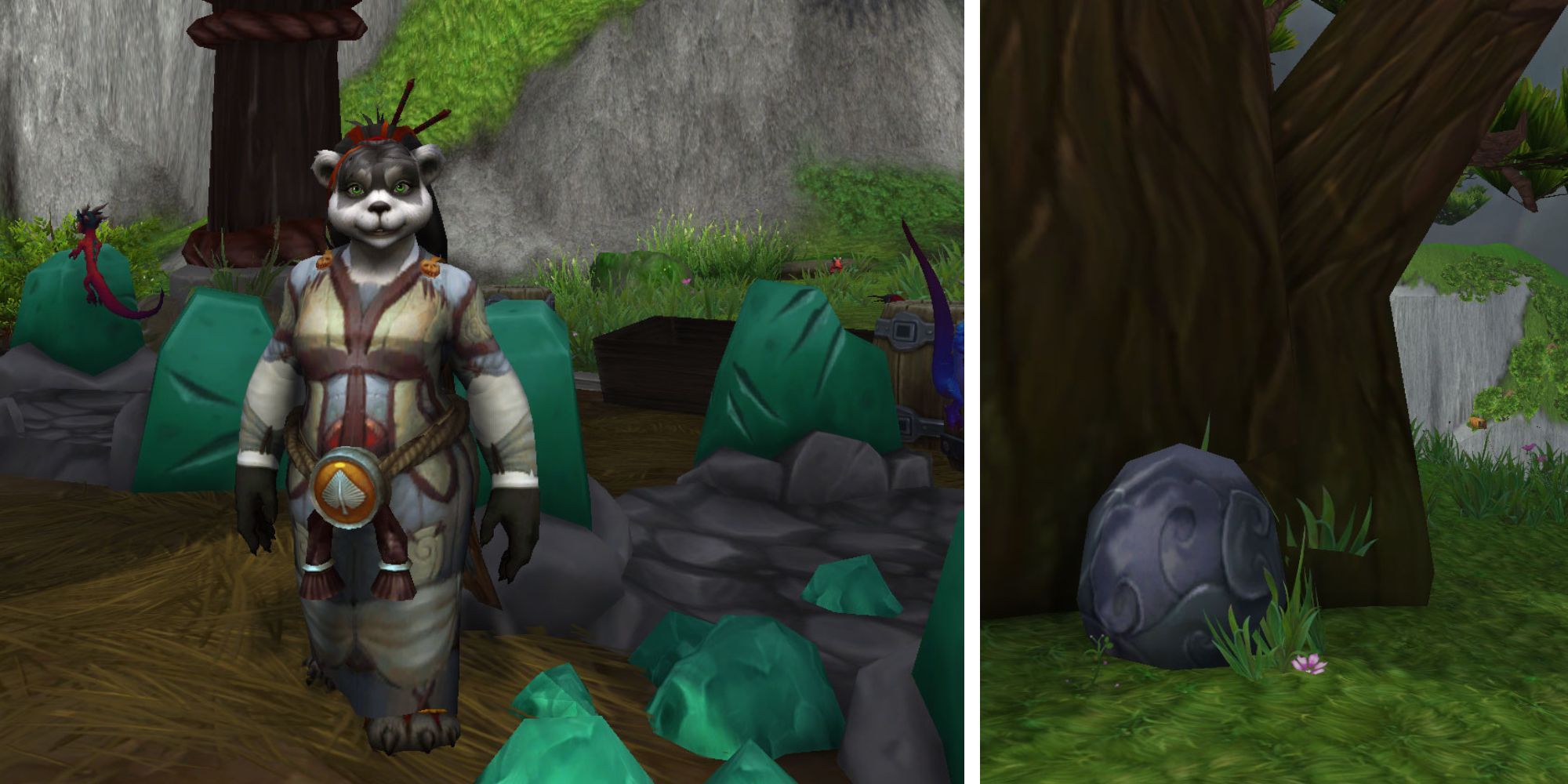 Elder Anli in the Arboretum and an Onyx Egg