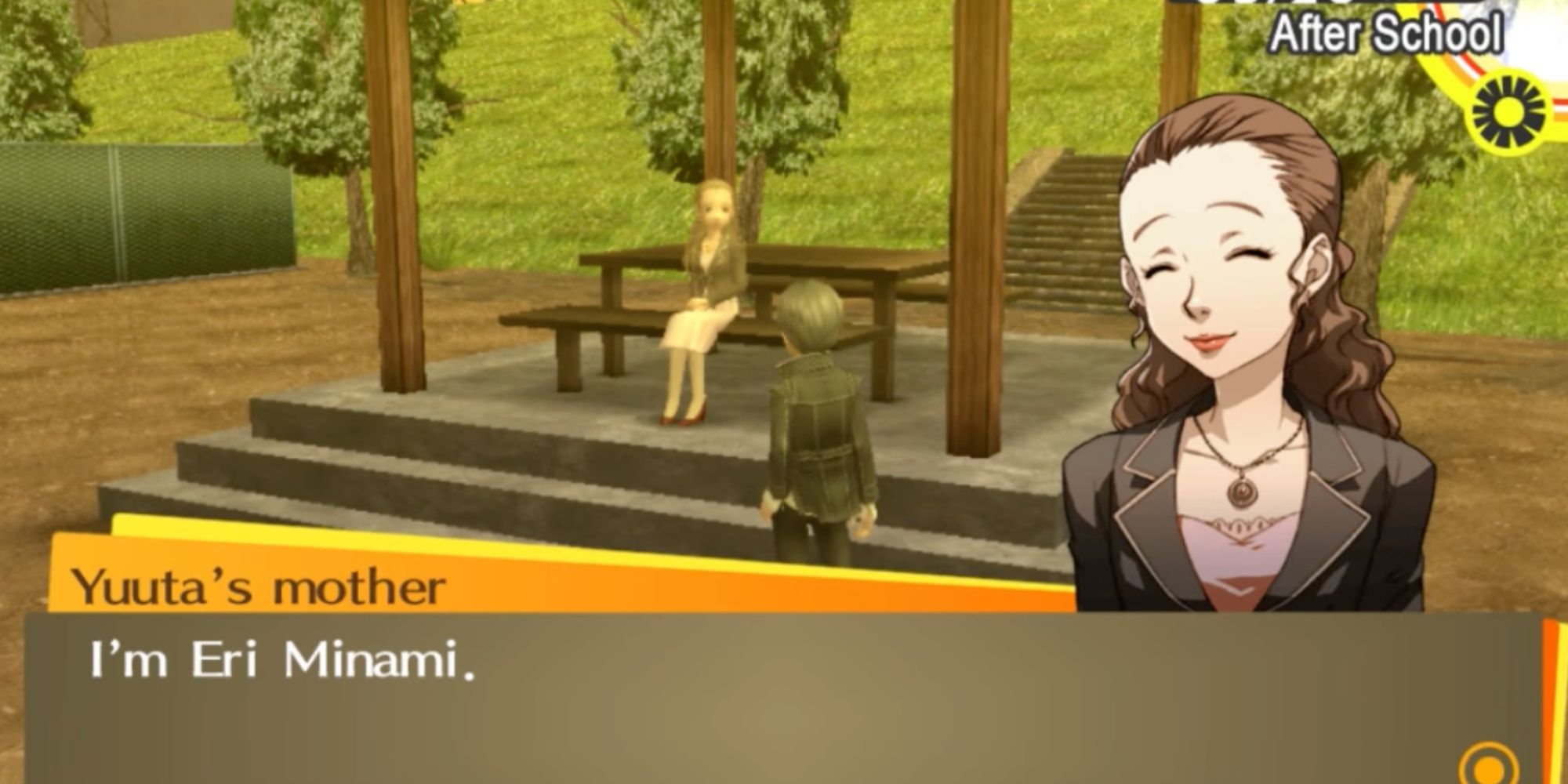 Eri Minami and Protagonist from Persona 4