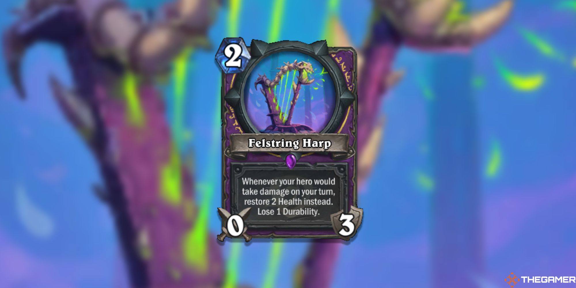 Felstring Harp Hearthstone Card