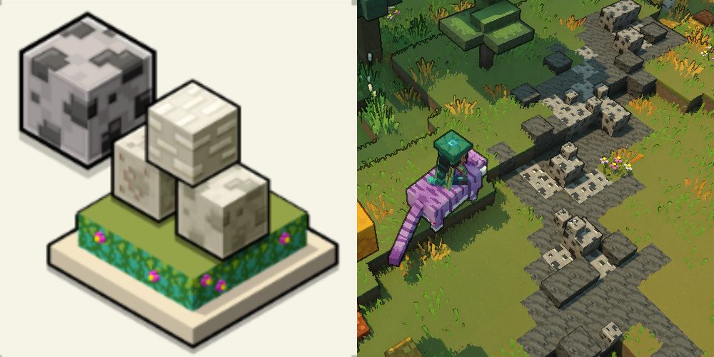 The Gather Coal improvement and a relevant vein in Minecraft Legends