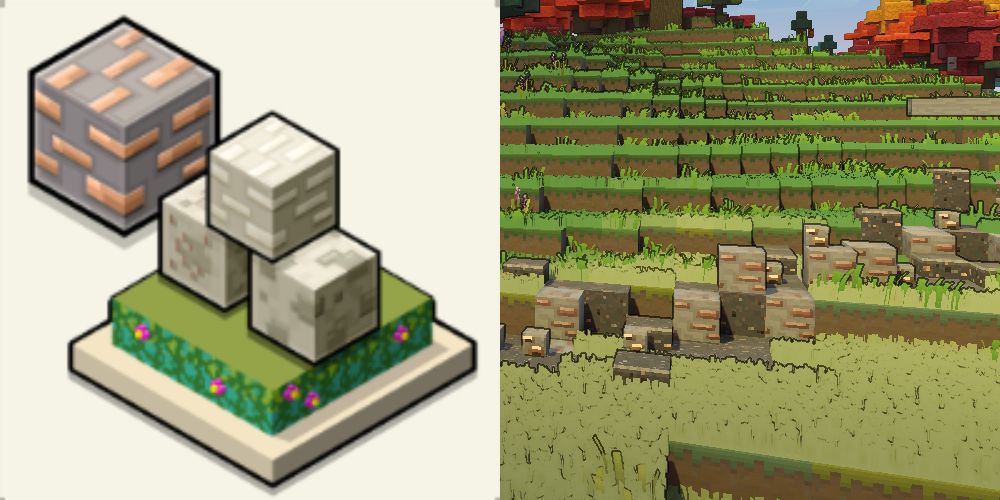 the Gather Iron improvement in Minecraft Legends