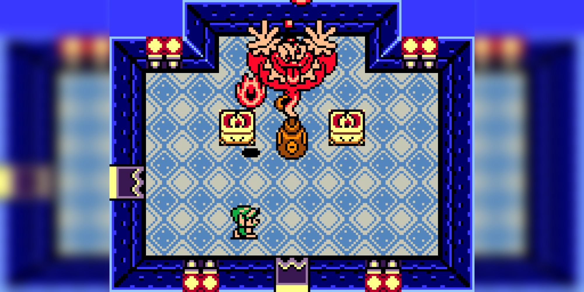 A screenshot of the Genie boss from The Legend of Zelda: Link's Awakening