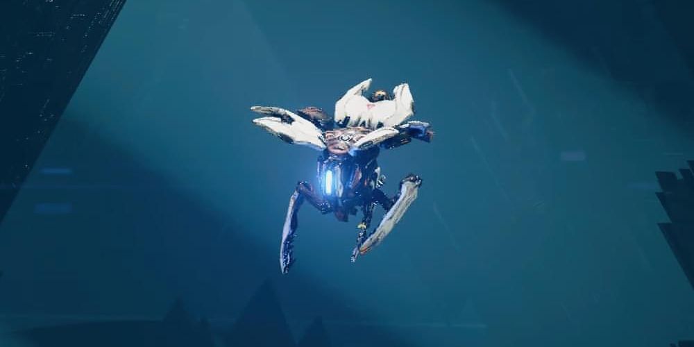 a Stingspawn on the machine profile screen of Horizon Forbidden West Burning Shores