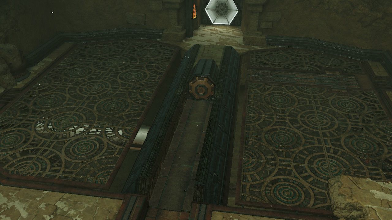 An ancient contraption flips on after Samus activates some mysterious Chozo technology.