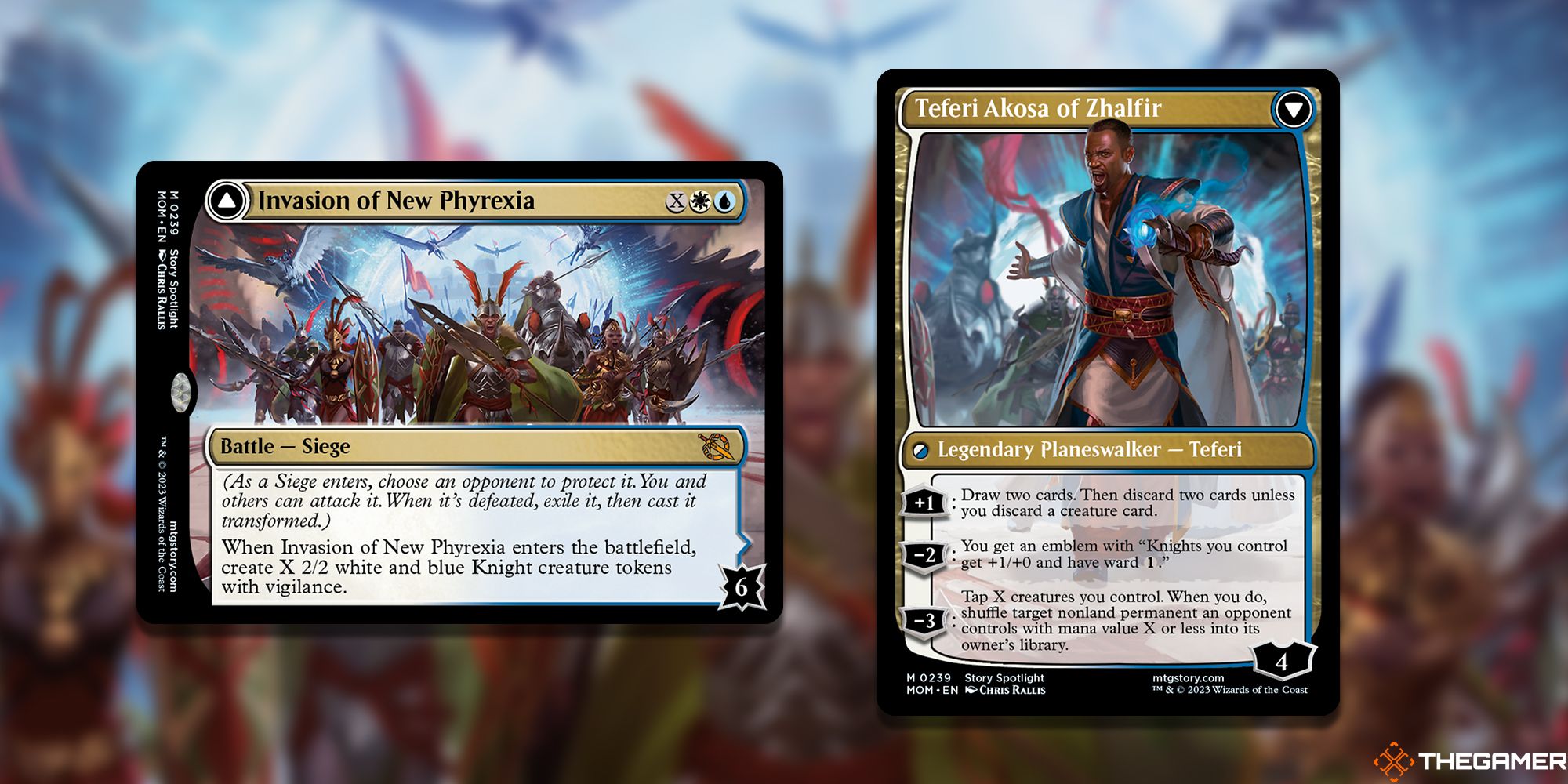 Invasion of New Phyrexia card from MTG