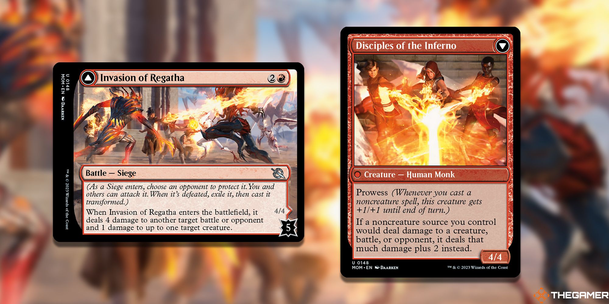 Image of the Invasion of Regatha card in Magic: The Gathering, with art by Daarken