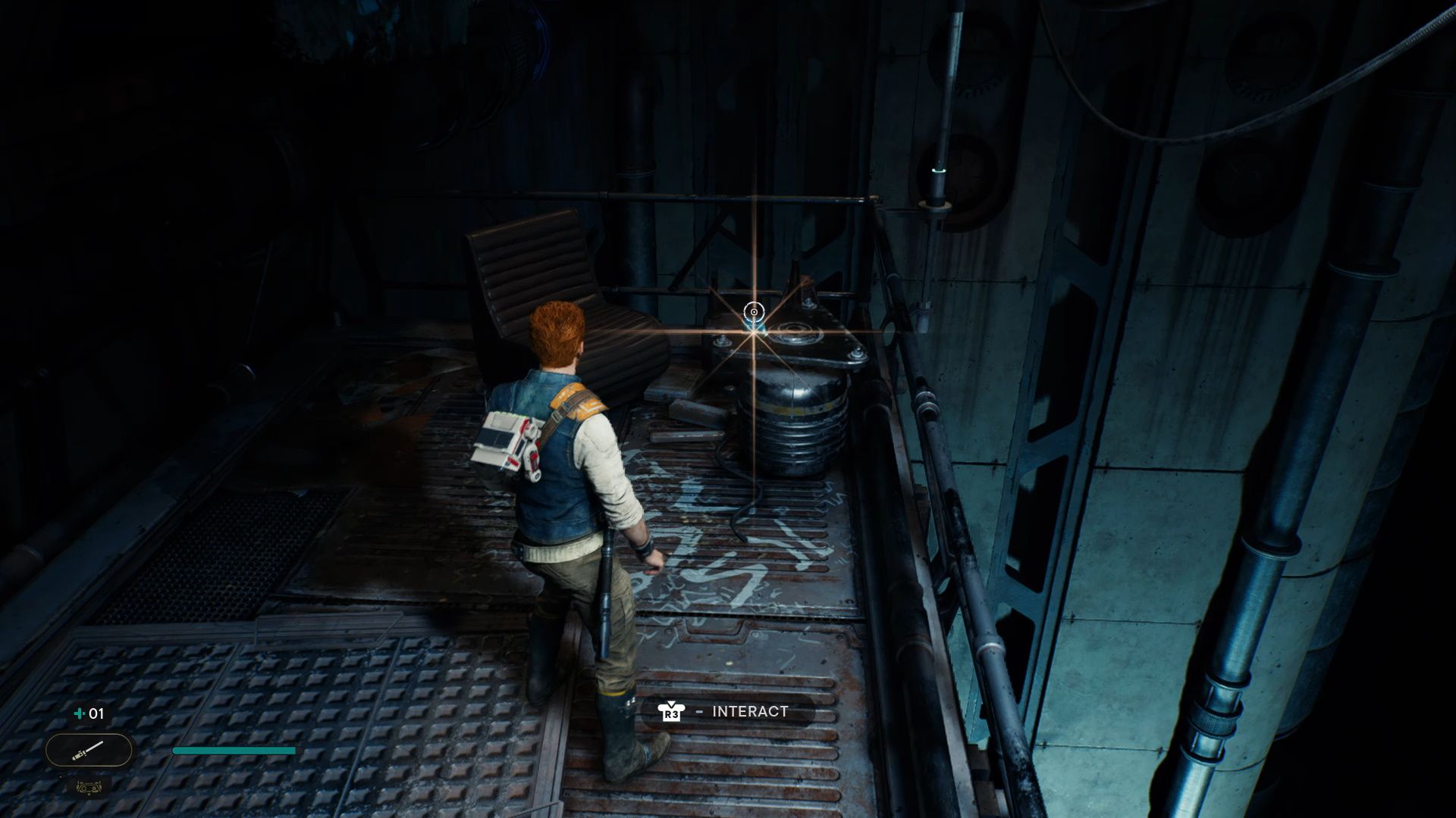 Jedi Survivor, Cal finding his first priorite shard