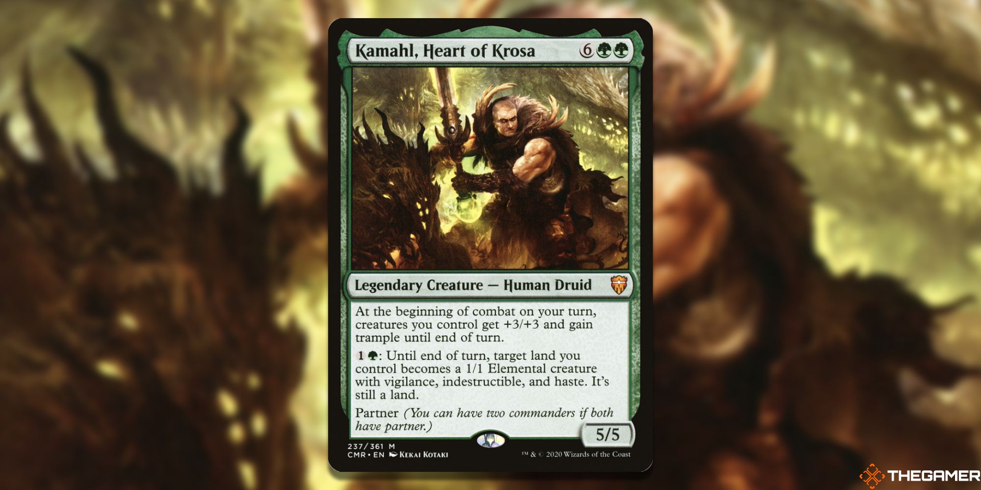 MTG: Kamahl, Heart of Krosa card
