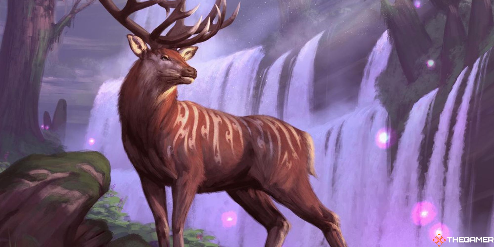 Kenrith as an Elk in MTG