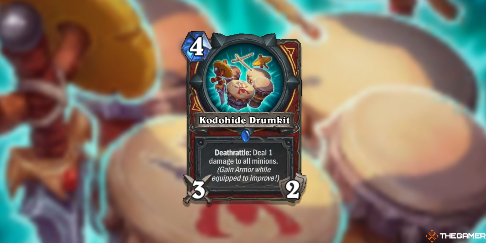 Kodohide Drumkit Hearthstone Card