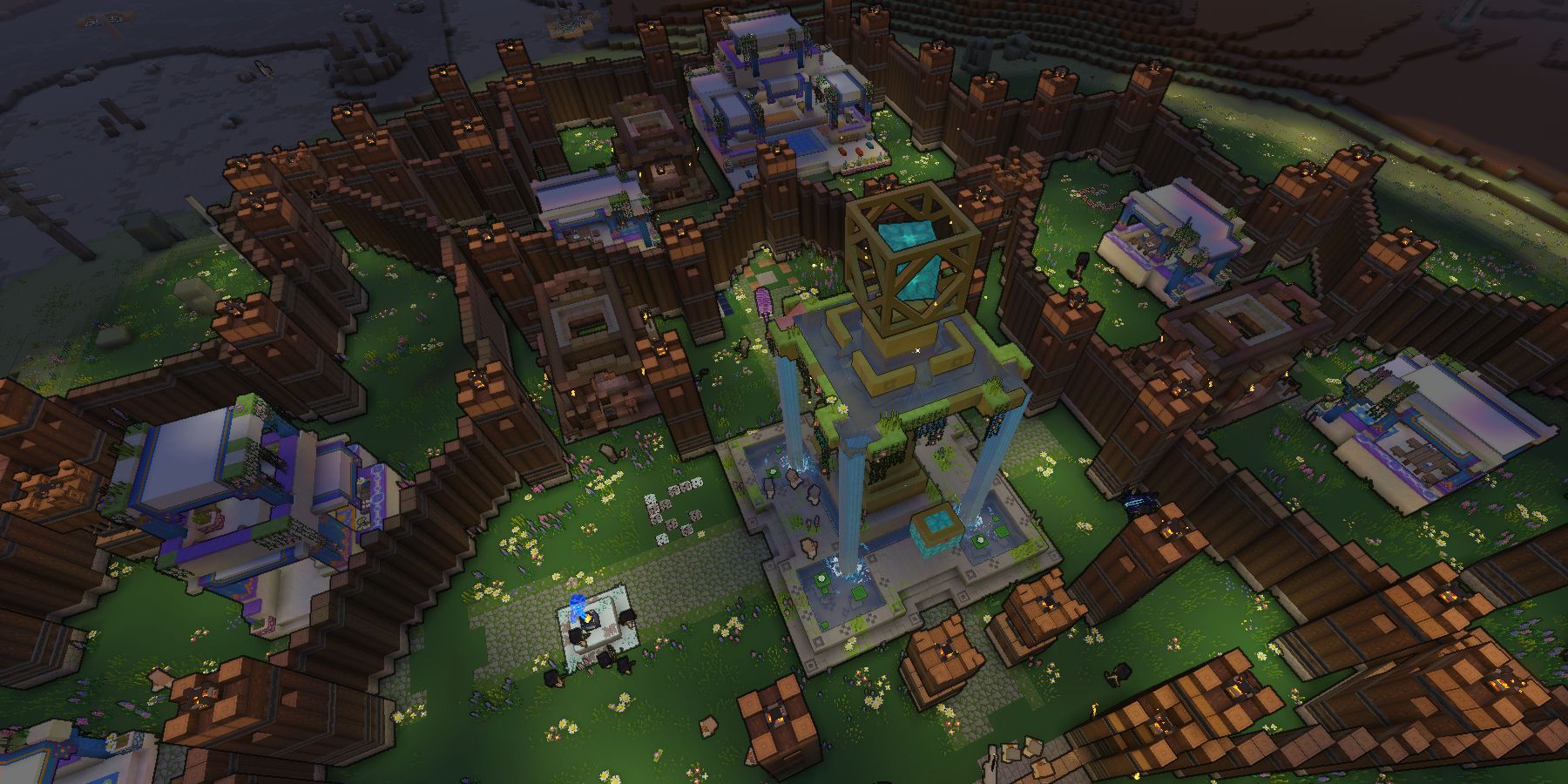 a heavily-fortified village in minecraft legends