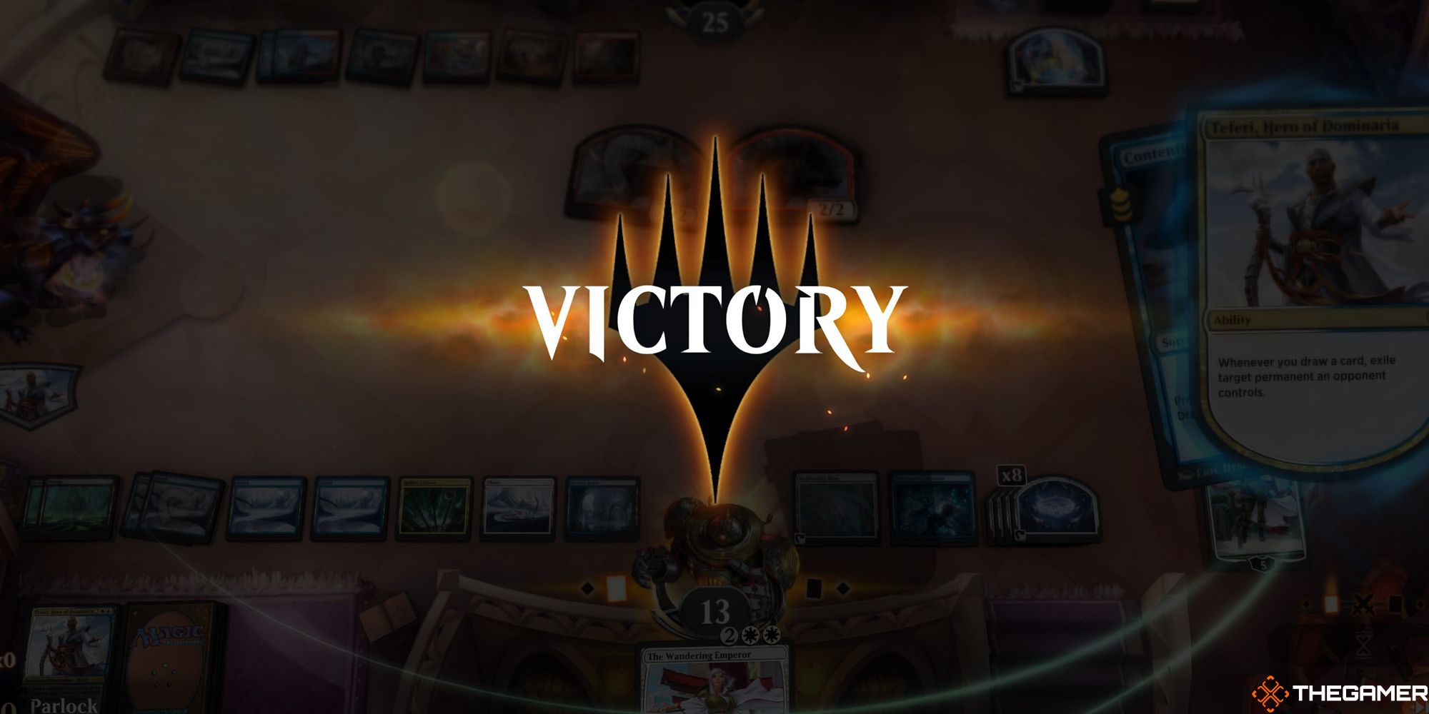 Winning a game of MTG Arena