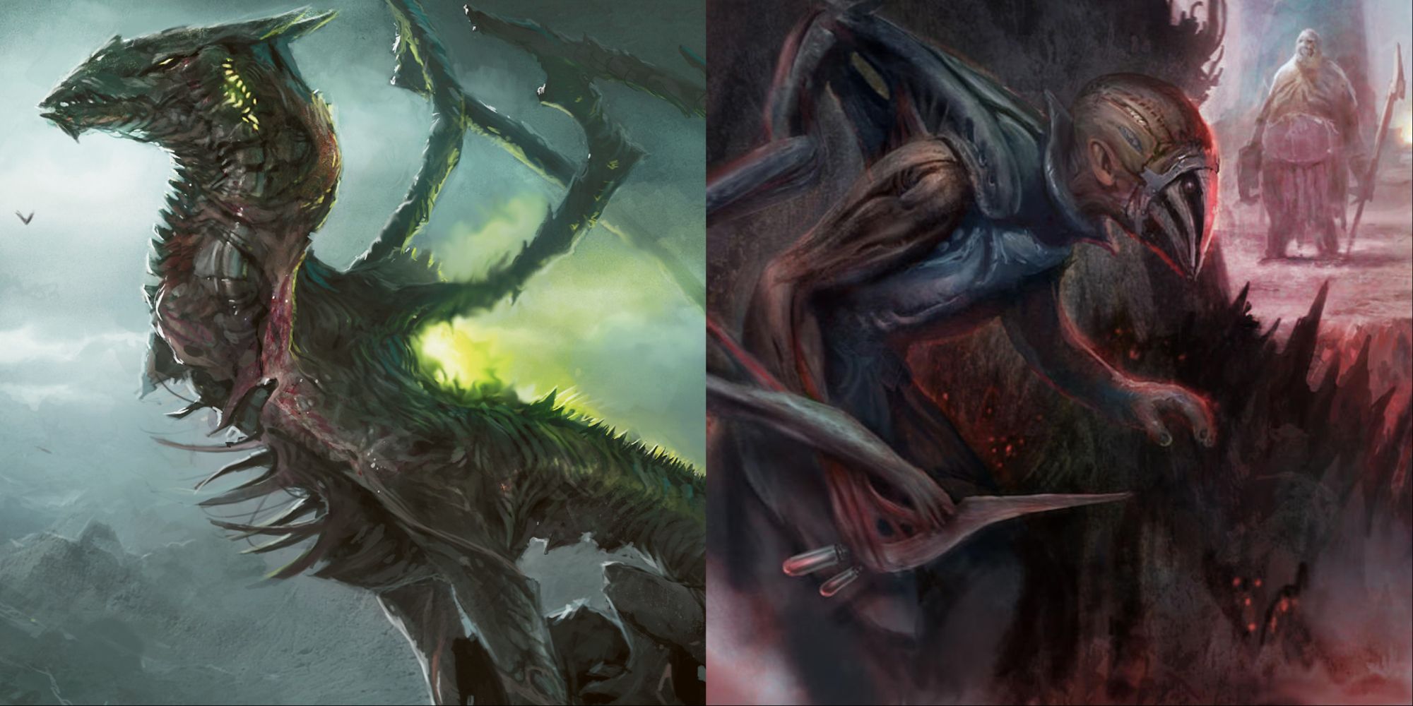 Skithiryx the Blight Dragon and Blighted Agent