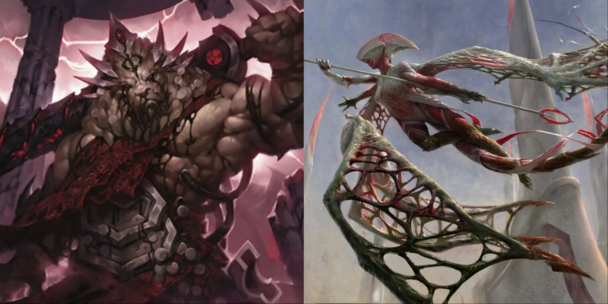 Brimaz Blight of Oreskos and Ixhel Scion of Atraxa