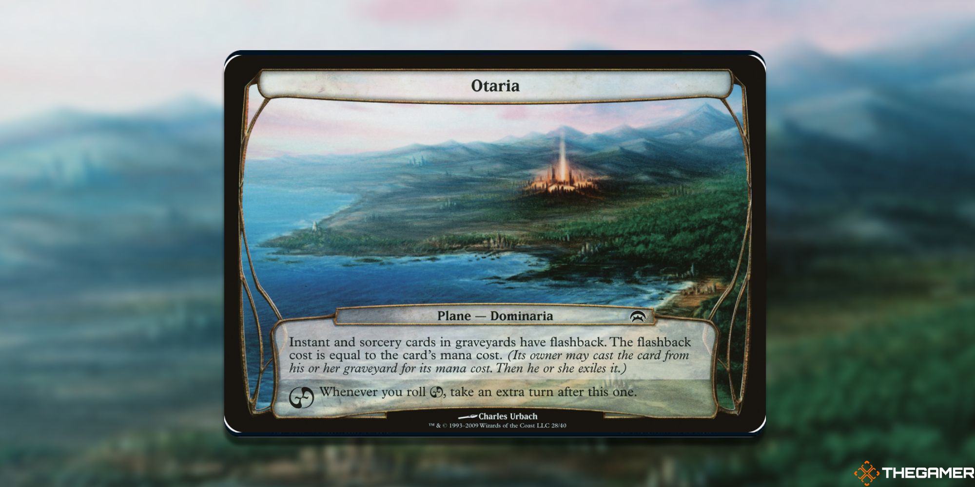 Image of the Otaria card in Magic: The Gathering, with art by Charles Urbach